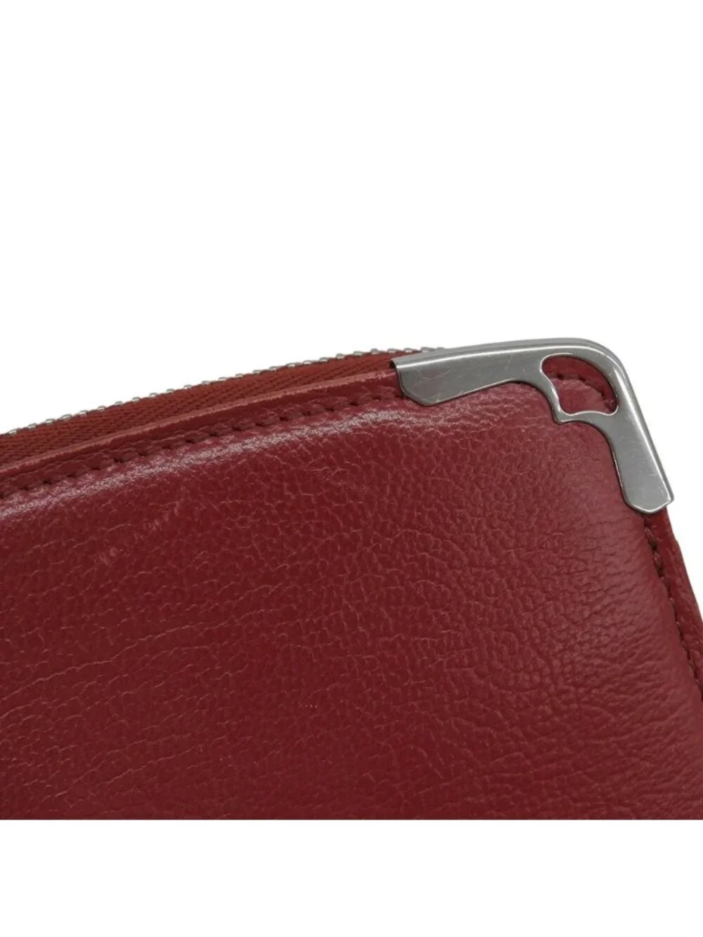 Cartier Marcello de Cartier Zip Around Wallet Red Case